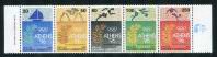 26th Summer Olympic Games Mint Strip of 5 Greece, 1990